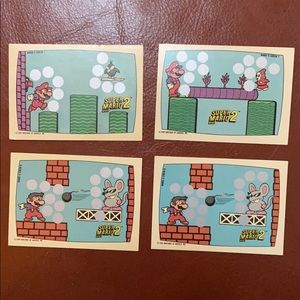 Nintendo Super Mario Bros 2 Scratch Off Game Cards